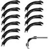 MIGUBIGU 10 Pcs Supporti per Tubi di Riscaldamento a Pavimento, Curva Guida Tubo 90° per Diametro Tubo 16-18 mm, Resistente al Calore