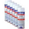 Dynamic24 6x Heizkörperlackspray weiß seidenmatt 400ml Heizung Lackspray Spraydose