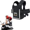 Aisny Cintura Moto Bambini, Cintura Di Sicurezza Moto Per Bambini Cintura Moto Bambini Omologata Con Tasca E Strisce Riflettenti Per Bambini Da 1 A 12 Anni Protezione Anticaduta