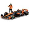 Burago Bburago - F1 McLaren MCL38 2024 con Pilota Norris, Auto Diecast in Scala 1:24, Replica Dettagliata con Pilota Incluso, Colori Ufficiali McLaren, Età Consigliata 14+ Anni