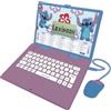 LEXIBOOK, Disney Stitch JC598Di2 - Computer educativo bilingue in Inglese/Spagnolo, 124 attività di Lingua, Scrittura, Matematica, logica, Musica e Giochi per Ragazzi e Ragazze