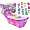 Joy Toy Set Bagno-Pop con Vascetta e Bombe da Bagno - Include 1 Mini Anatra e 1 Accessorio Sorpresa - 12 Anatre e 100 Accessori da Collezionare - 13,5x7,8x9,3 cm