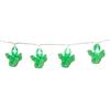 Boland 54425 - Catena di luci a LED a forma di cactus, lunghezza 140 cm, tipo batteria 2 batterie AA, cactus, decorazione per carnevale, festa a tema