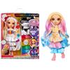 Rainbow High Watercolour & Create DIY Fashion Doll Con Acquerelli Lavabili E Kit Tie-Dye - Occhi Marroni, Capelli Arricciati, Top E Scarpe Extra - Colora, Crea, Gioca, Risciacqua E Ripeti - Età 4-12+
