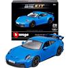 Burago BBURAGO Model Kit Porsche 911 GT3, Kit di Montaggio Auto in Scala 1:24, Replica Dettagliata da Assemblare con 28 Pezzi, Licenza Ufficiale Porsche, Età Consigliata 14+ Anni