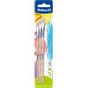 Pelikan Set di 3 spazzole con setole 613F con 3 spazzole (misura 8, 10 e 12)