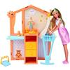 STEFFI LOVE Simba - Steffi Love Bébé Surprise - Incinta - Bambola manichino 29 cm - Pancia rimovibile, 5 cm - Camera da letto + accessori - 105733590002