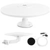 Maclean MCTV-103 Antenna attiva omnidirezionale DVB-T2 HEVC da 12 V per camper, roulotte e barche - Resistente alle intemperie, filtro LTE, ricezione a 360°, design compatto