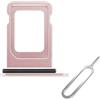 Cemobile Supporto per slot per scheda SIM di ricambio per iPhone 13 da 6,1 pollici (versione singola SIM) con anello di tenuta in gomma impermeabile (rosa)