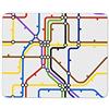 Destination Vinyl Ltd Regalo Regalo Computer Underground Network Tappetino mouse pad Train Travel System # 8183