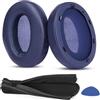 YunYiYi WH-XB910 - Cuscinetti auricolari di ricambio compatibili con cuffie Sony WH-XB910N XB910N, cuscinetti per archetto, parti di cuscinetti auricolari (set blu)