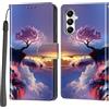 Haninsuze Cover per Samsung Galaxy A05s, Portafoglio PU Pelle, albero rosa