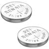 Best Price Square 2 x Renata-Batteria per orologio da polso, prodotta in Svizzera, batterie di pile all'ossido di argento, 0% , senza mercurio Renata-Pila a bottone da 1,55 V, Lunga durata, batterie