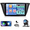 NHOPEEW 4+128G Android Autoradio per IVECO Daily 2015-2022 con Wireless Carplay e Android Auto - Schermo incell da 9 pollici Supporto WiFi GPS Comandi al volante + Telecamera di retromarcia, Canbus