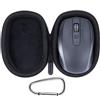 Lebakort Duro Viaggio Caso Custodia per Logitech MX Anywhere 3S Anywhere 3 Anywhere 2S Anywhere 2 Mouse Wireless Compatto (Nero)