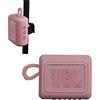 adada Custodia in silicone Hermitshell è adatta per JBL GO 4/JBL GO 3, impermeabile, altoparlante portatile (rosa) (solo copertura in silicone)