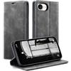 KZB Cover per iPhone 17e/ iPhone 16e Custodia in Pelle Premium Libro Portafoglio Flip Wallet Magnetica Porta Carte Supporto Protezione Case per iPhone 16e/ iPhone 17e - Grigio