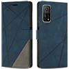 SONWO Cover per Xiaomi Mi 10T PRO 5G / Xiaomi Mi 10T 5G, Flip Caso in PU Pelle Case Cover Custodia con Slot per Schede e Supporto Stand per Xiaomi Mi 10T PRO 5G / Xiaomi Mi 10T 5G, Blu