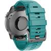 ANBEST Cinturino Compatibile con Garmin Fenix 6X PRO/7X, Braccialetto di Ricambio in Silicone Sportivo per 5X/Enduro/Enduro 2/Descent MK2, Rock Blue