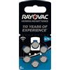 Rayovac 43450 Batteria a bottone zinco-aria PR44/675 - cella di apparecchi acustici zinco-aria 1 4 V