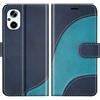 BoxTii Cover per Oppo Reno 8 Lite 5G / Oppo Reno 7 Lite 5G / Oppo A96 5G, Custodia in PU Pelle Portafoglio per Oppo Reno 8 Lite 5G / Oppo A96 5G, Magnetica Cover a Libro con Slot per Schede, Blu