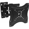SQUADO Supporto TV a Parete Orientabile, per Schermi LCD/LED da 35-107 cm (14-42 Pollici), Montaggio a Muro, Nero
