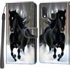 Haninsuze Cover per Samsung Galaxy A20e, Custodia Interno TPU Antiurto Portafoglio con Disegni [schede Fessura] [Supporto Stand] Cover Libro in PU Pelle (Cavallo)