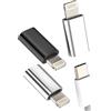 HOYULLI Adattatore Lightning a USB-C Femminile (3 pezzi) per iPhone 14, 13, 12, 11 Pro Max Connesso MFi Certified Cavo Ricarica Type-C per iPad Air Data Charger