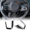 KUNGKIC In Fibra Di Carbonio Duro Auto Volante Telaio Tasti Volante Adesivo Decorativo Interno Per Mini Cooper JO1 EV U25 Countryman F65 F66 F67 J05 Aceman 2024 2025 Accessori