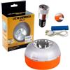 MAGIC SELECT Luce di Emergenza V16, per Segnaletica Stradale di Auto e Moto. Luce Gialla Lampeggiante e Bianca Fissa con Accensione Automatica, Base Magnetica e Batteria Ricaricabile.