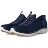 Skechers Modern Comfort Women's Active-Brilliant - Sneaker Senza Mani, Navy, 37.5 EU