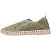 Ilse Jacobsen HORNBÆK | Scarpe Basse da Donna | Sneaker in Microfibra Riciclata e Suola in Gomma Naturale Antiscivolo | Tulip3275 | Leggere Traspiranti | Eco-Friendly | Verde | 38