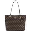 GUESS Noelle II Tote Bag Brown Logo