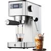 Garvee Macchina da caffè italiana semiautomatica in acciaio inossidabile