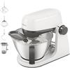 Kenwood Multi Tasker - Impastatrice Planetaria con accessorio Frullatore, 1,7 kg per Pane e Pizza, Planetaria con Attacco Accessori, Paraschizzi con Misurino, Bianca (KHC30.040WH)