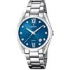 Festina Orologio Donna Analogico Acciaio Inossidabile 316L Argento - Quarzo - Vetro minerale alta resistenza - Impermeabile 5 ATM - Calendario F16790/C - Boyfriend Collection