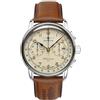 Zeppelin Orologio da uomo Serie 100 Anni Mediterraneo Cronografo con Cinturino in Pelle