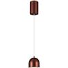 V-TAC VT-7795 Lampadario LED 8.5W a sospensione forma cilindro in metallo colore rame accensione touch 10 * 16cm regolabile 3000K - 7997