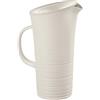 Guzzini - Tierra, Caraffa con Coperchio in Plastica Riciclata - Bianco Latte, 18,7 x 13,4 x 10 x h26,9 cm | 1800 CC - 181701156