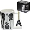 Puckator Tazza con Manico a Forma di Chitarra - Rock