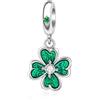 LANBEIDE Ciondolo natalizio per charm Pandora, in argento sterling 925, con fiocco di neve, Babbo Natale, cane, gatto, per Pandora, regalo di Natale per donne, Argento sterling, Acquamarina