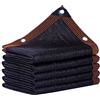 IMSGVIFO Telo Ombreggiante Occhiellato,80-90% Anti UV Tessuto Ombreggiante, Rete Parasole Nera Panno Ombreggiante,Rete Ombreggiatura per Giardino Pergola Serra Pollaio Piante da Patio Esterno, 2.5x3m