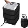TOWEBOORY Copertura per Pompa Scaldabagno, Copertura Impermeabile per Pompa Scaldabagno Copertura per Pompa per Vasca Idromassaggio Copertura Spa Portatile Resistente Alle Intemperie (41 x 38 x 55 cm) (Nero)