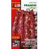 Franchi sementi semi di fagioli e fagiolini nani e rampicanti in confezioni varie (nano borlotto lingua di fuoco, 500 grammi)