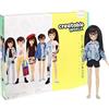 Mattel Creatable World- Kit Deluxe con Bambola con Capelli Neri, 6 Outfit, 3 Paia di Scarpe e Accessori, Giocattolo per Bambini 6+ Anni, GGG54
