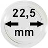 LINDNER Das Original Capsule per Monete Ø 2,5 mm Interno, Confezione da 10
