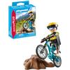 PLAYMOBIL CYCLISTE VTT + SOUCHE SPE PLL71756