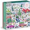 Galison 9780735375840 Michael Storrings Christmas Tree Farm Jigsaw Puzzle, Multicoloured, 1000 Pieces