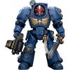 LEBOO JoyToy Warhammer 40k Ultramarines Terminator Squad Sergente con Spada Potere e Teletrasporto Homer Scala 1:18 14,3 cm Action Figure da Collezione