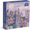 Galison 9780735371675 City Lights Jigsaw Puzzle, Multicoloured, 1000 Pieces